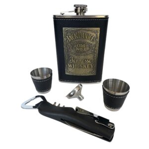 Komplet set Jack Daniel’s, ( PLJOSKA, OTVARAĆ ZA BOCE, 2 KOM. ŠALICE )