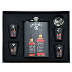Komplet set Jack Daniel’s ( PLJOSKA+ 4 ŠALICE )