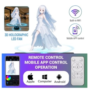 3D hologramski ventilator, 42 cm