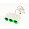 Auto razdjelnik 3u1 s 3 priključka za upaljač i 2 USB 12V